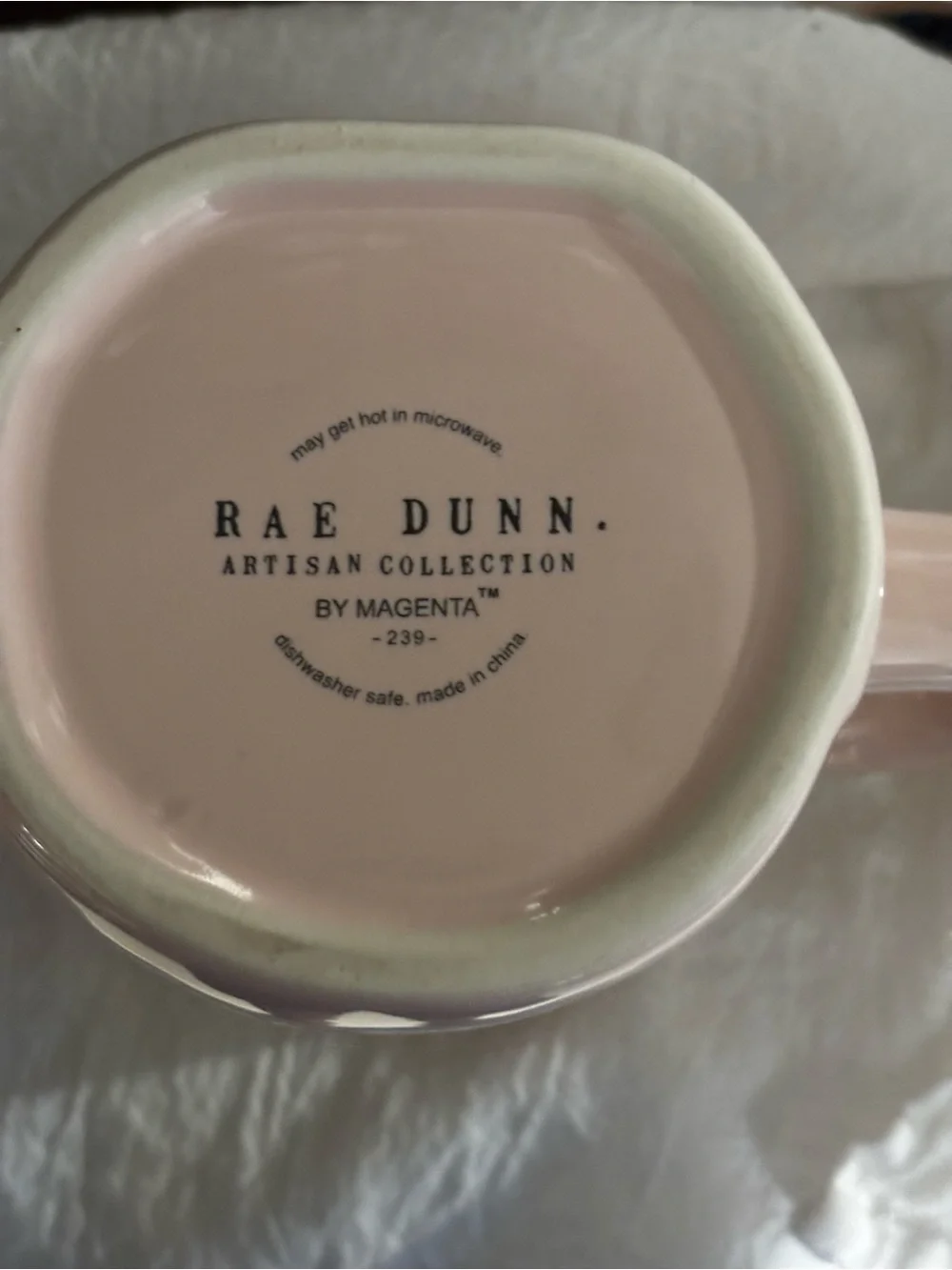 Rae Dunn Pink Cute Chick Mug Artisan Collection By Magenta 239